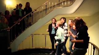 Smiffenpoofs sing &quot;Rich Girl&quot; at the Alumnae House