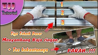 Download lagu 3 ways to join C-channel steel, only one is strong when tested mp3