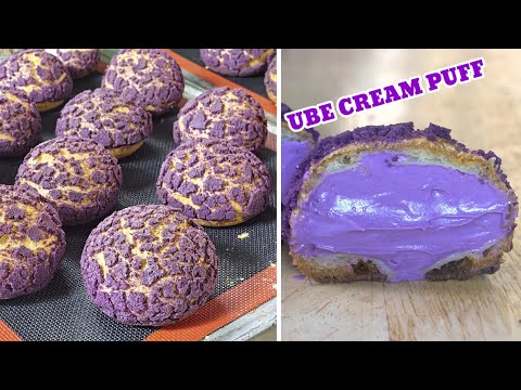 ANG BENTA NETO!!! UBE CREAM PUFF RECIPE