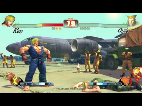 Street Fighter 4 - Ken vs Guile