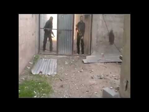 اشتباكات بين كتيبة حمزة أسد الله وقوات النظام في حي جوبر في مدينة دمشق