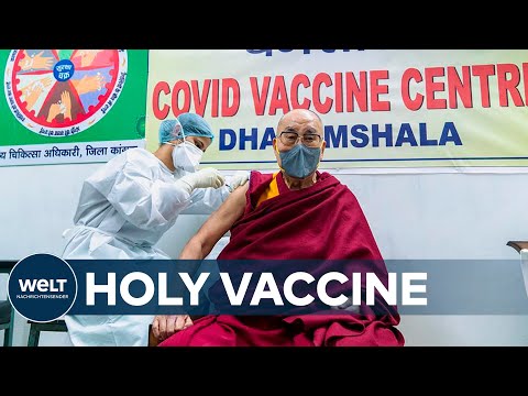 SEINE HEILIGKEIT: Dalai Lama bekommt erste Corona-Impfung mit AstraZeneca