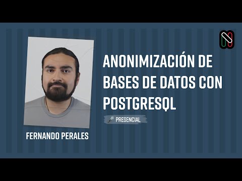 Anonimización de bases de datos con PostgreSQL