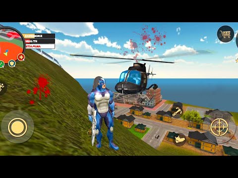 Rope Hero: Vice Town - Fight Police Helicopter (By Naxeex LLC) Android Gameplay #13
