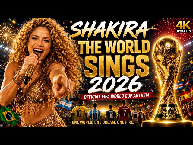 Shakira –Dai Dai ( THE WORLD SINGS 2026 )🌍⚽ | Official FIFA World Cup Anthem | Epic 4K Music Video SDDEFAULT Thumbnail