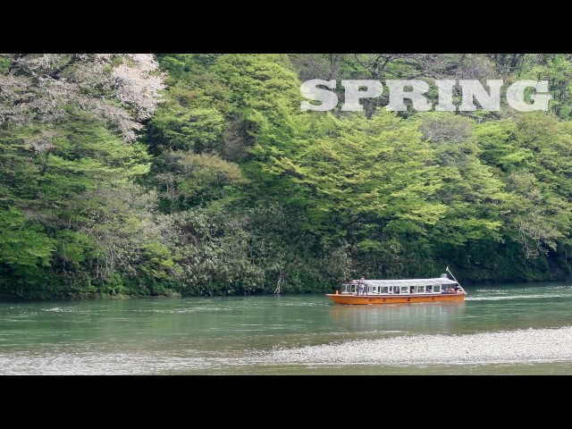 最上川舟下り　戸沢藩船番所　（Boat　Trips　Down　the　Mogami　River）