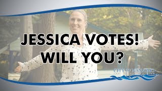 Jessica Votes!  Will you?