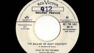 The Sons Of the Pioneers - The Ballad Of Davy Crockett