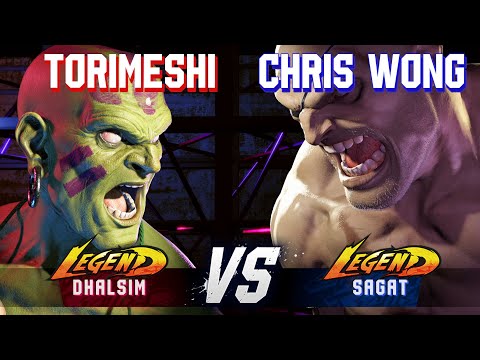 SF6 ▰ TORIMESHI (Dhalsim) vs CHRIS WONG (Sagat) ▰ High Level Gameplay