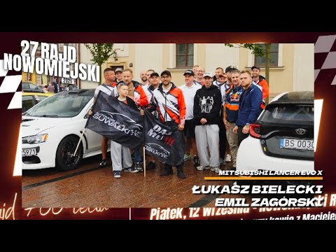 #KLIP Bielecki/Zagórski - Mitsubishi Lancer EVO X - 27 Rajd Nowomiejski 2025