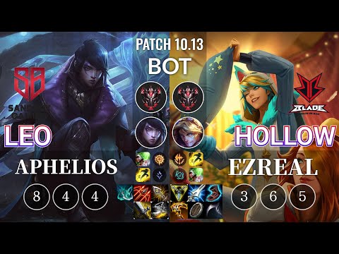 SB Leo Aphelios vs BRB Hollow Ezreal Bot - KR Patch 10.13