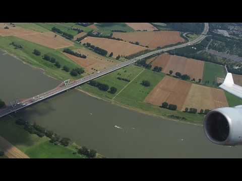 [HD] A stunning flight from Düsseldorf(DUS)  to New York (EWR) with LH408 in new Business Class