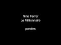 Nino Ferrer-Le Millionnaire-paroles