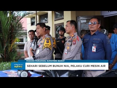 SEHARI SEBELUM BUNUH GADIS PENJUAL GORENGAN, PELAKU TERLIBAT PENCURIAN MESIN POMPA AIR