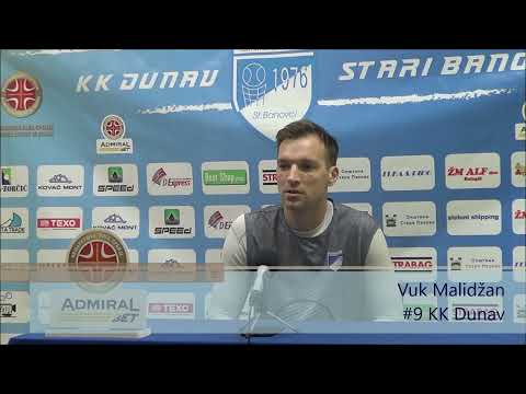 Vuk Malidzan pred 16.kolo AdmiralBet KLS