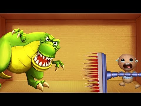 Dinosaurs T-rex vs Buddy Vise Spikes | Kick The Buddy