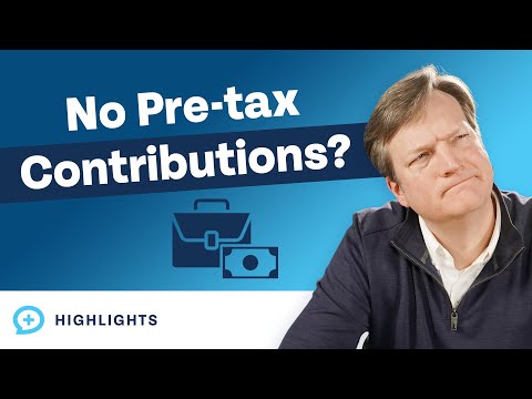 No hacemos contribuciones antes de impuestos (¿Está bien?)