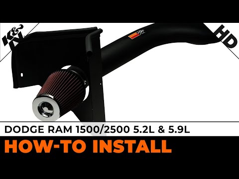 Dodge Ram 1500/2500 5.2L & 5.9L [#57-1511-2] Air Intake Installation