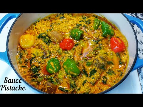 Sauce Egusi Aux Epinards (Version 2) || Sauce Pistache || Sauce Sesame