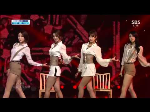 Nine Muses - Gun [live on SBS Inkigayo] [131020]