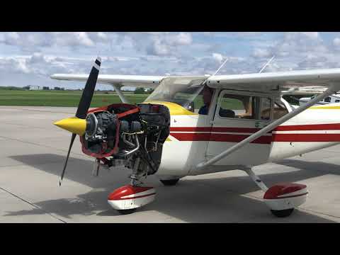 First run-up 172/180hp new engine