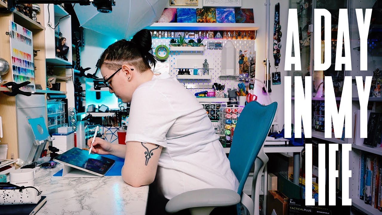 What I Do in a Day as a Full Time Artist/Shop Owner