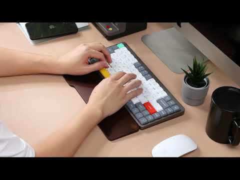 NuPhy Air75 V2 Typing Sound Test - Aloe / Cowberry / Wisteria / Moss