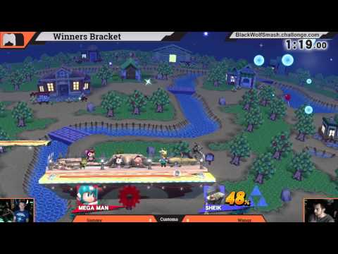 BW April Smash 4 - Sammy (Mega Man) vs. Wangz (Shiek) - Winners Bracket