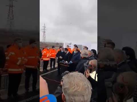 Preşedintele Consiliului Judeţean Suceava, Gheorghe Flutur, la inaugurarea centurii Rădăuţiului