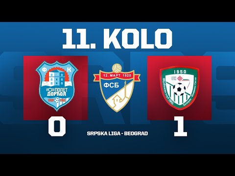 GSP POLET DORĆOL - PKB Srpska Liga Beograd 23/24 - 11. Kolo