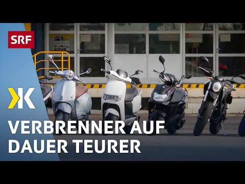 Elektroroller im Test: Roller und Motorräder mit Batterien holen auf | 2022 | Kassensturz | SRF