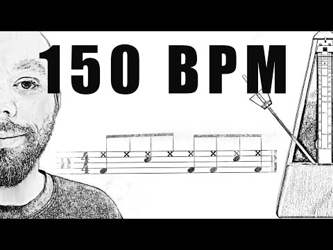 Groove Companion | 256 Bars @ 150 BPM | Straight Ahead 8th Note Kick