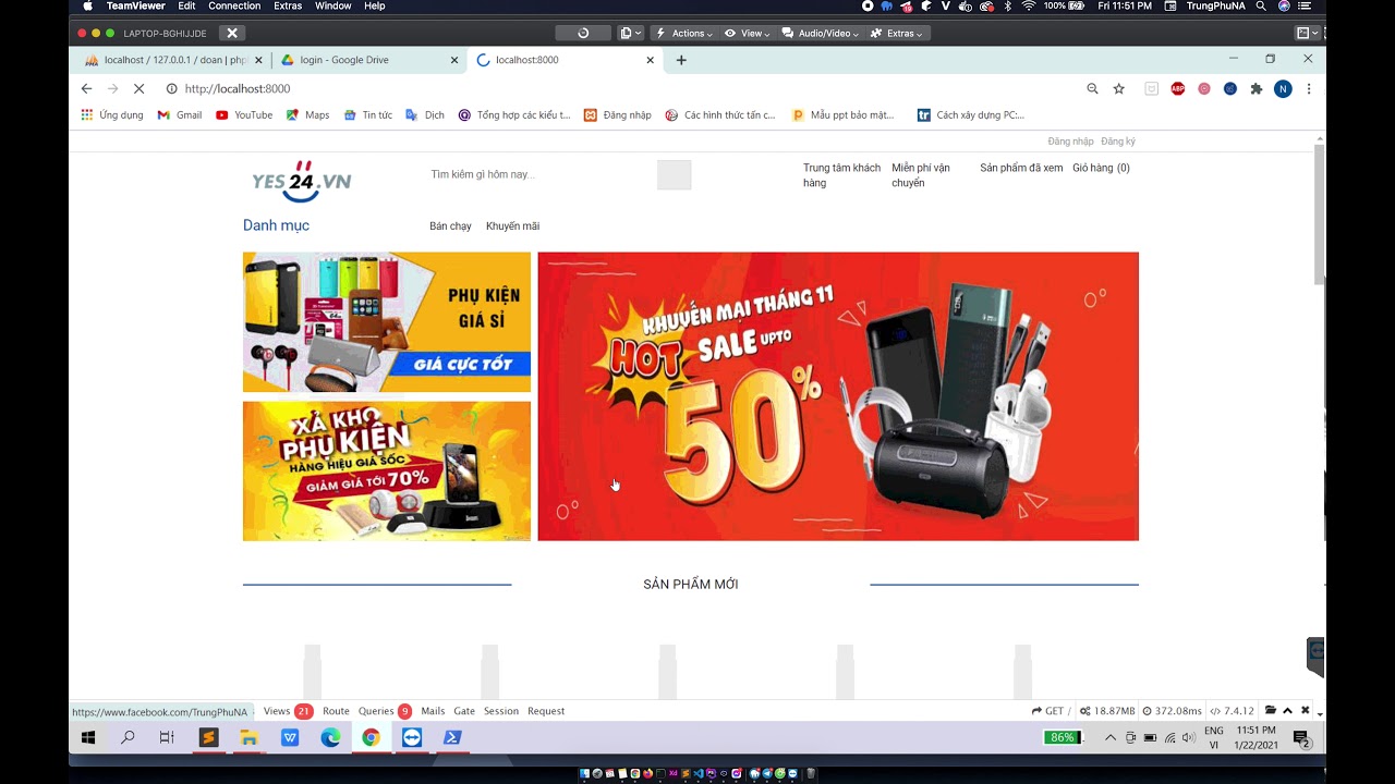 Support đồ án - Hướng dẫn chạy project website bán phụ kiện điện thoại