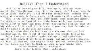 Magazine - Believe That I Understand