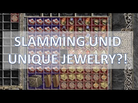 So I slammed some UNID unique rings... | SC PoD | Path of Diablo | Slamfest