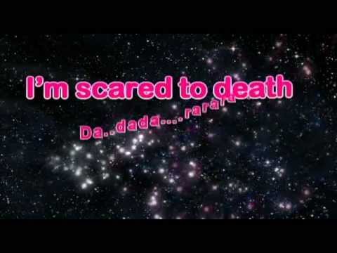 scared to death karaoke with lyrics