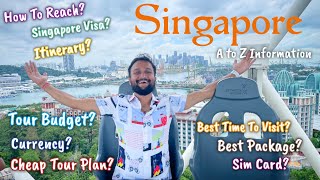 Singapore Tour Guide  How To Travel Singapore  Sin