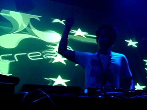 laidback luke at cream ibiza warehouse party