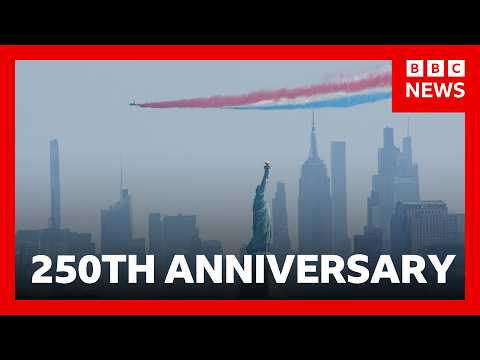 LIVE: US celebrates 250th birthday as temperatures soar | BBC News