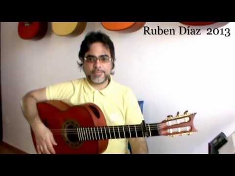 Buleria "Compas" Series (1) Ruben Diaz Flamenco Guitar Lessons on Paco de Lucia's Technique