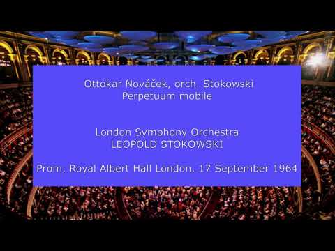 Ottokar Nováček orch. Stokowski - Perpetuum mobile: Leopold Stokowski conducting the LSO in 1964