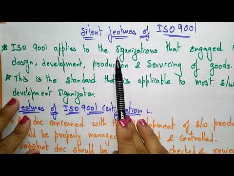 what is iso 9001 | software engineering |