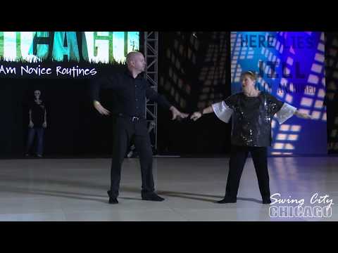 Swing City Chicago 2019 Novice Pro Am Routine Tobi Oberman with Matt Auclair