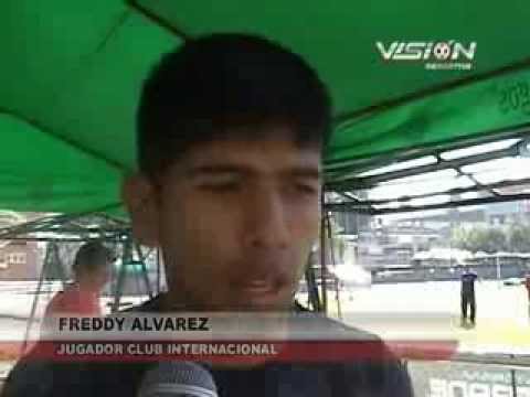 FREDDY ALVAREZ DEFENSA  CLUB INTERNACIONAL - Visión Deportiva 2013 Pueblo TV Canal 39