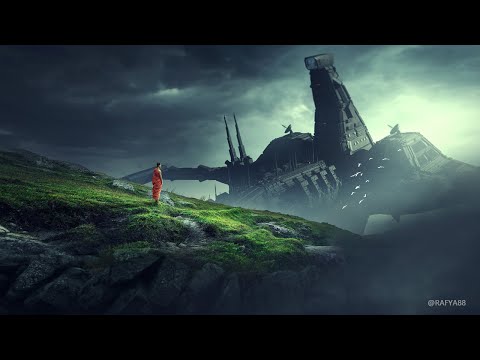 Neon Glow Effect Portrait Photoshop Tutorial