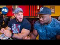 What Pro Bodybuilders Eat at Restaurants w/ Antoine Vaillant & Quinton Eriya