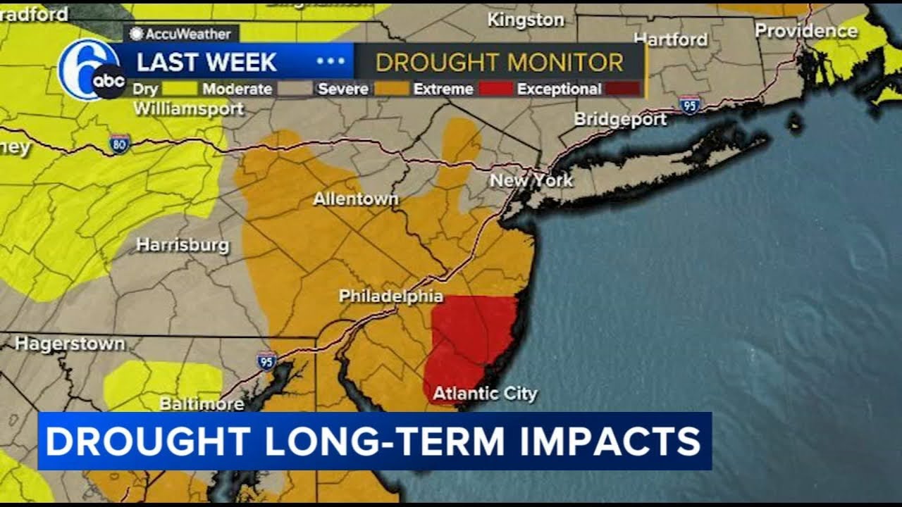 Areas of severe, extreme drought expand throughout Delaware Valley