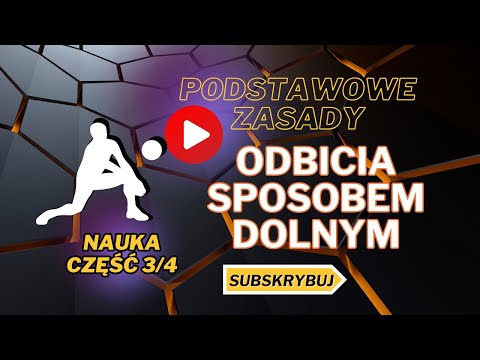 Nauka odbić sposobem DOLNYM w Siatkówce PODSTAWY Z SIATKÓWKI odbicie dolne