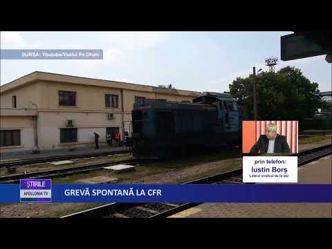 Grevă spontană la CFR