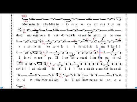 Primul rând de sedelne (Glasul 1), Anastasimatar V. Ojog - versiune instrumentală (Melodos) - clip 7